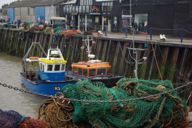 Whitstable Harbour working boats